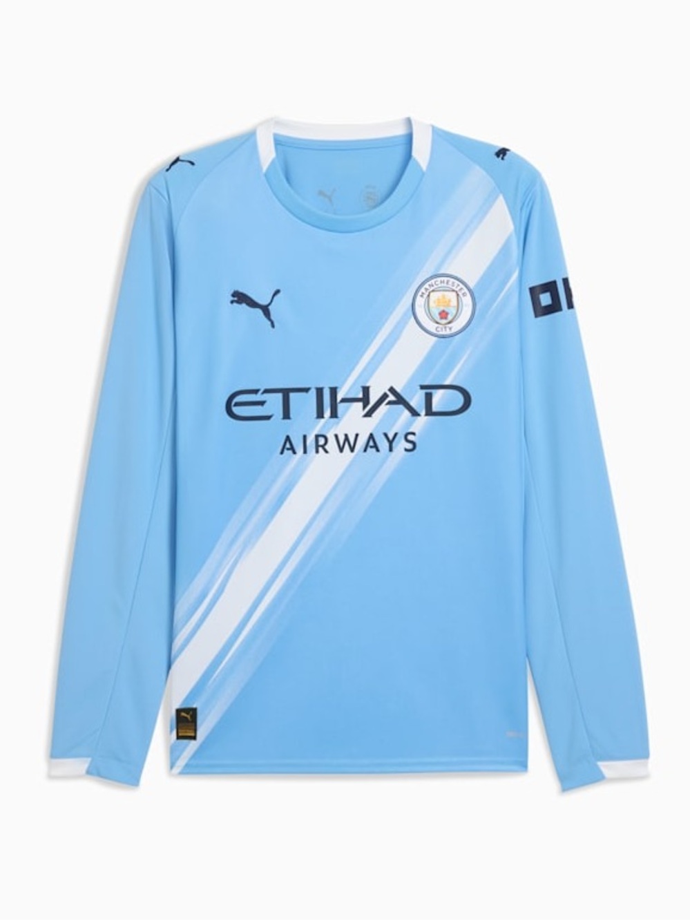 Puma Manchester City Men's Replica Home Long Sleeve Jersey 25/26 NWT XL Blue New